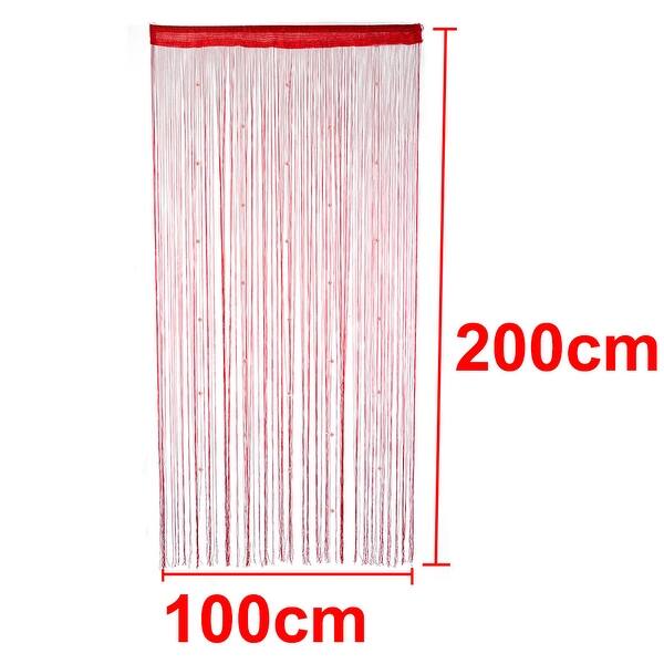 Shop Window Door Polyester Beads Pendant Decor String Hangings