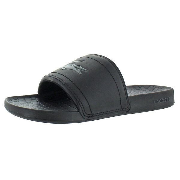 lacoste men's slide sandals