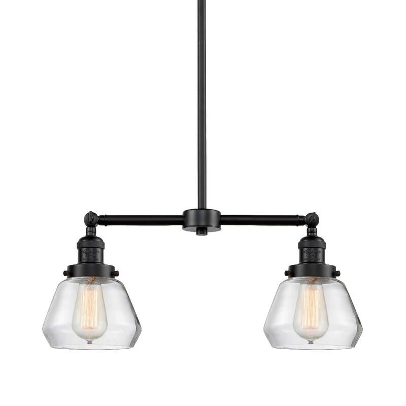 Innovations Lighting Fulton 2 Light 21" Wide Linear Chandelier