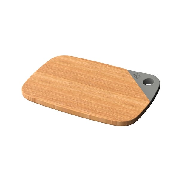 slide 2 of 4, BergHOFF Balance Bamboo Small Cutting board 11", Recycled Material, Gray - 11" x 8" x 1" 11" x 8" x 1" - Gray