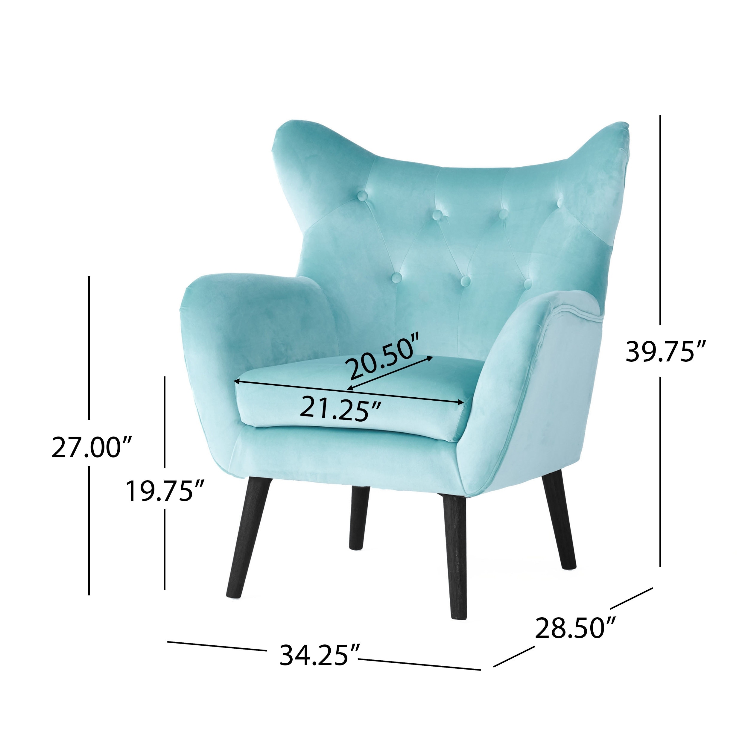 Christopher knight home alyssa on sale velvet arm chair