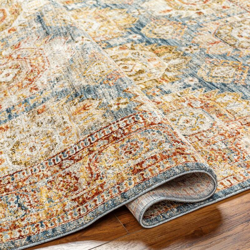Livabliss Transitional Mona Lisa Medallion Area Rug