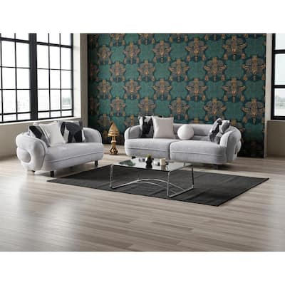 Muhlak 2 Pieces Living Room Sets 1 Sofa 1 Loveseat