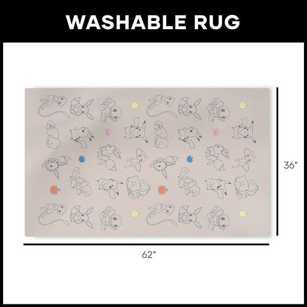 Pokemon Washable Rug