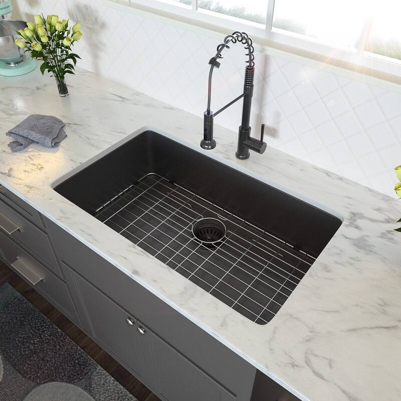 Undermount Kitchen Sink 16 Gauge 10 Inch Deep Single Bowl Kitchen Sink Basin