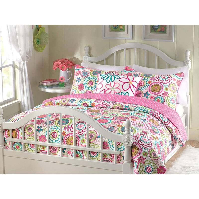 Cozy Line Mariah Floral Window Curtain Panel Pair