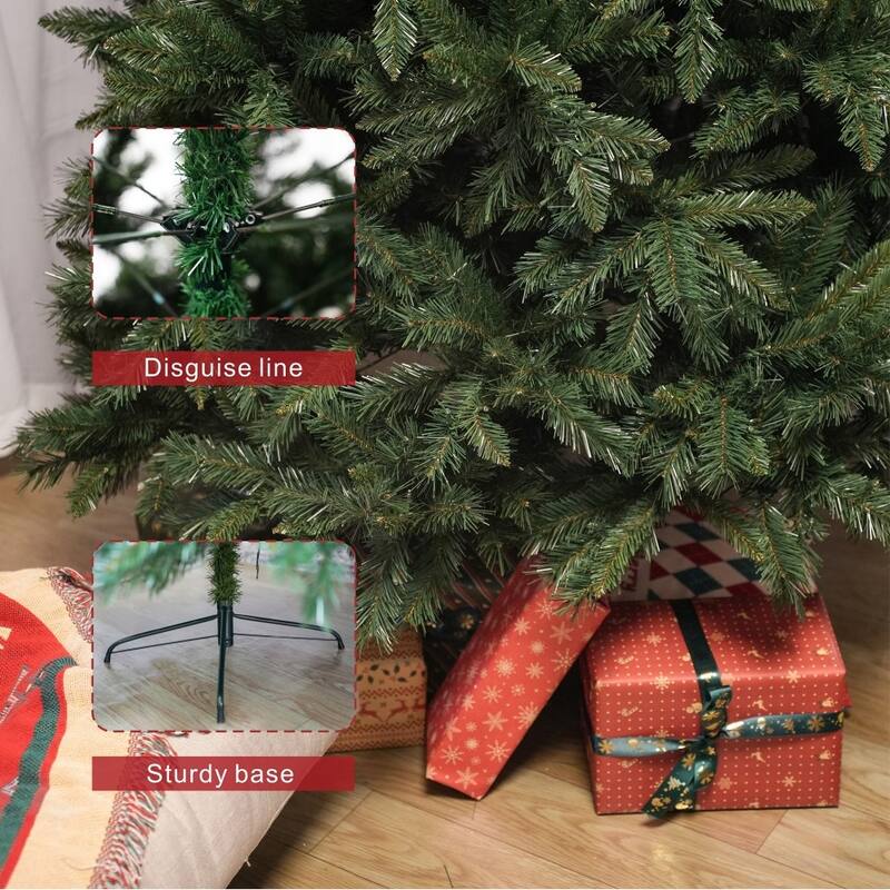 5/6/7 ft. Fir Pre-lit or Unlit Artificial Christmas Tree
