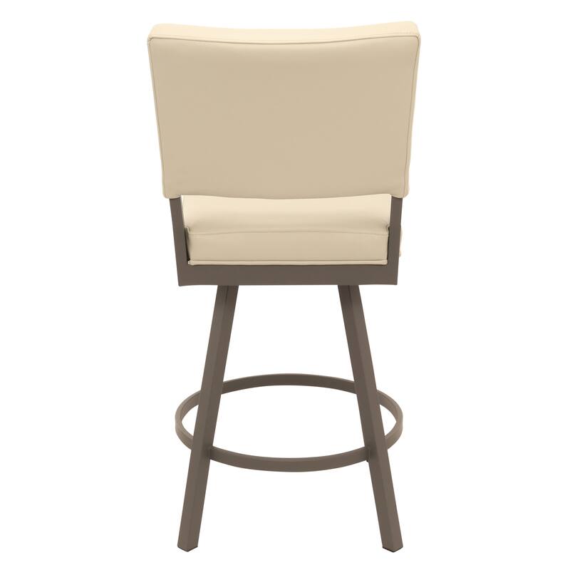 Tempo Furniture Emerson Swivel 26" Counterstool w/ Fully Welded Metal Frame (Commercial Grade) by Furnish Theory (Var. Colors)