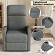 preview thumbnail 4 of 17, Modern Recliner Manual Recliner Home Theater Manual Recliner Chair with Adjustable Backrest for Living Room