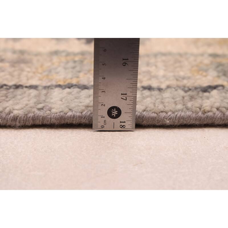 ECARPETGALLERY Hand-knotted Jules Serapi Grey Wool Rug - 7'9 x 9'10