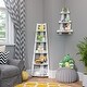 preview thumbnail 3 of 7, RiverRidge Kids 3-Tier Corner Shelf Display Stand for Playrooms - White