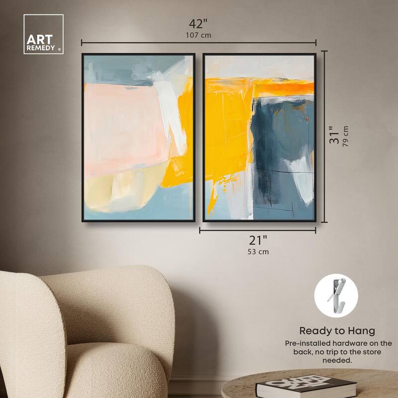 Skyward Radiance II Canvas Set of 2 by Art Remedy