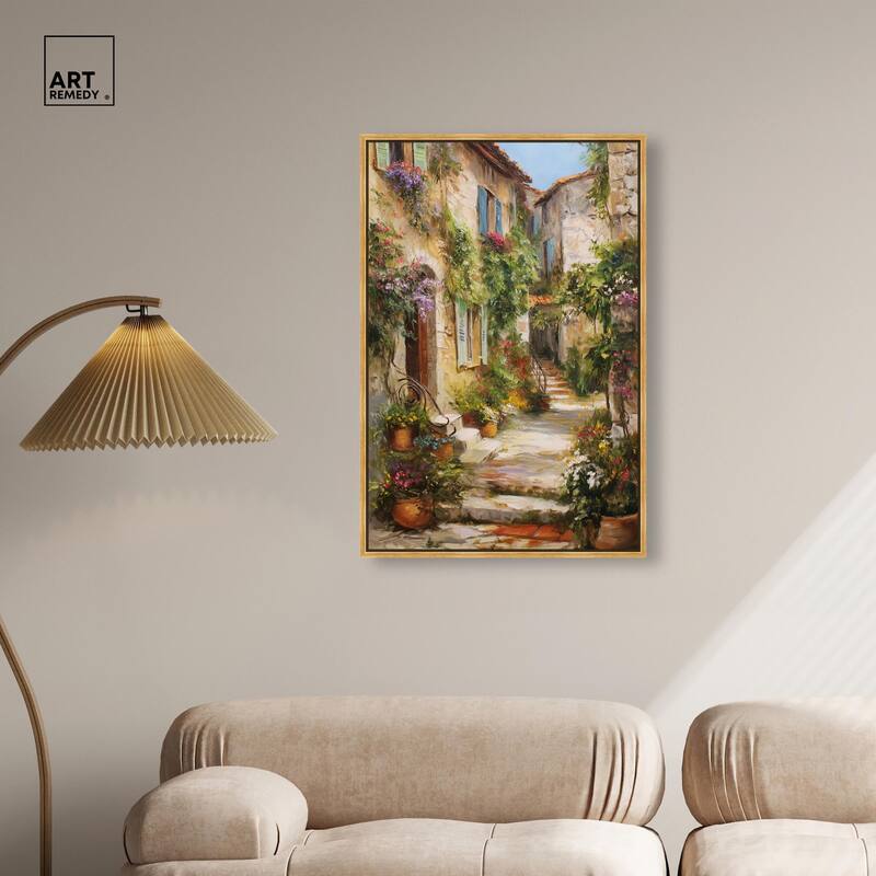 Mediterranean Charm II Canvas by Art Remedy