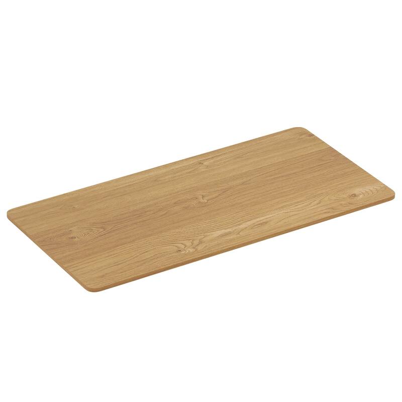 Costway 48” x 24” Whole Piece Table Top with Safe Rounded Corners for - Natural