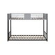 preview thumbnail 4 of 11, Twin over Twin Size Metal Bunk Bed with Vent Board, Heavy-duty Sturdy Metal, Noise Reduced, Safety Guardrail, CPC Certified