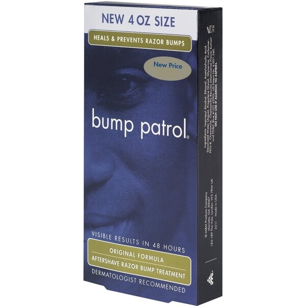 Bump Patrol Aftershave Razor Bump Treatment Original Formula, 4 oz