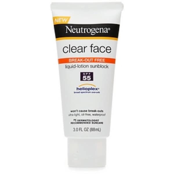 Shop Neutrogena 3ounce Clear Face BreakOut Free LiquidLotion