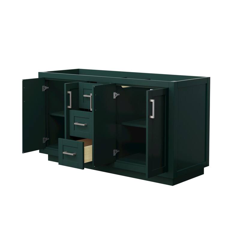 Wyndham Collection Miranda 60" Double Free Standing Vanity Cabinet