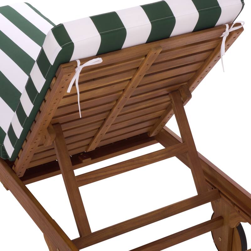 SAFAVIEH Iyanna Lounge Chair - 25 In. W x 80 In. D x 17-42 In. H - 25"W x 80"D x 17-42"H