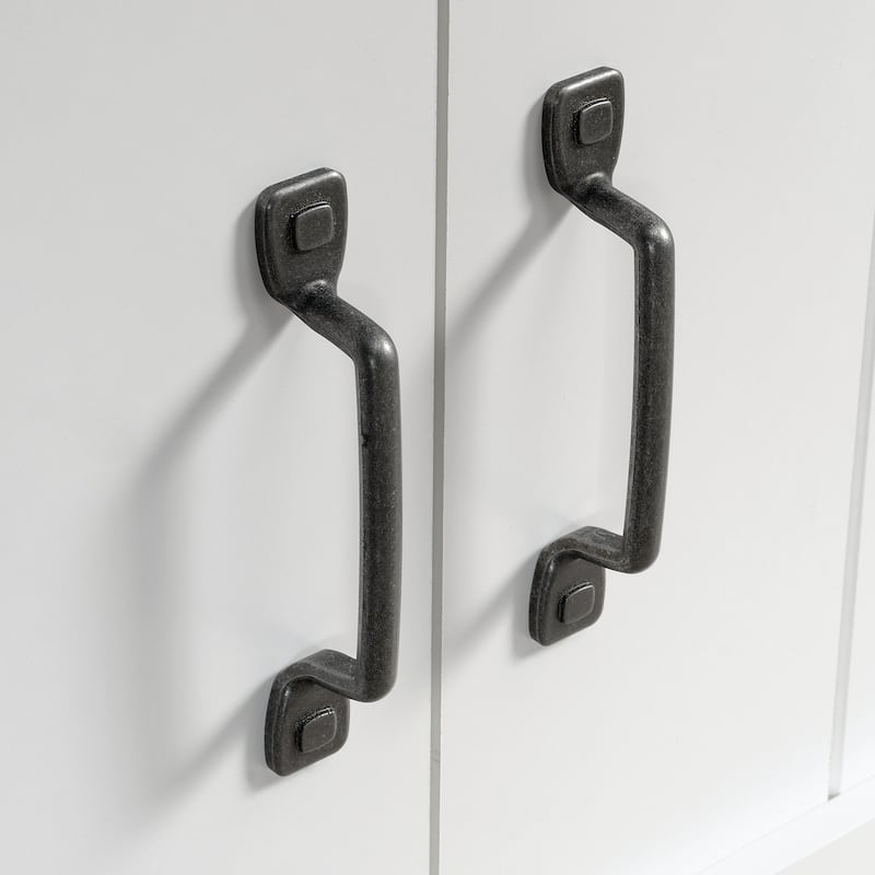 Wood Credenza for TVs up to 70" with Hidden Storage - 62.44" W x 16.77" D x 28.54" H