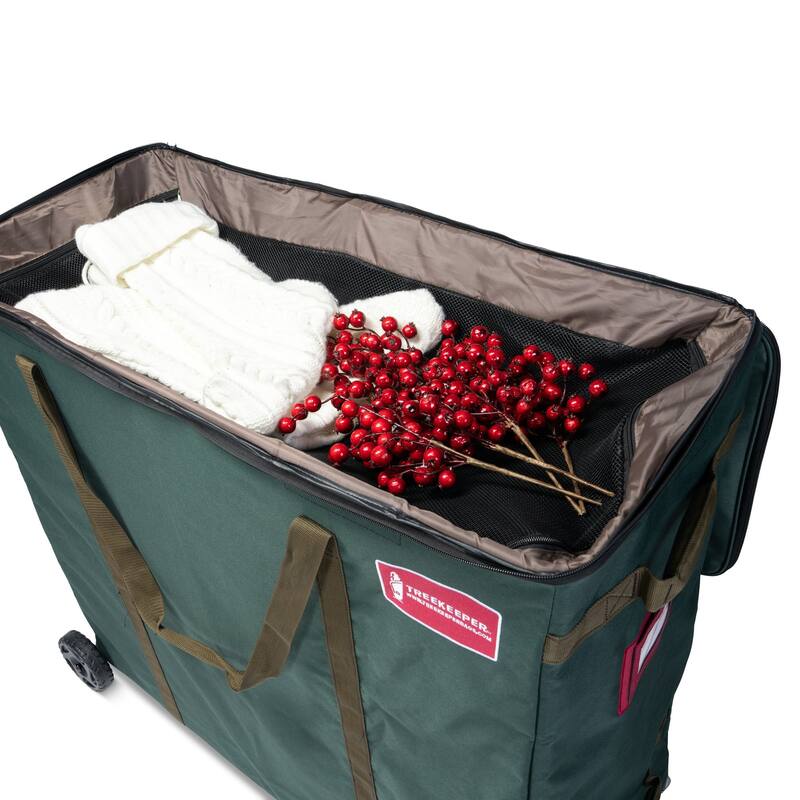 Rolling Multi Use Christmas Decoration Storage Bag with Wheels