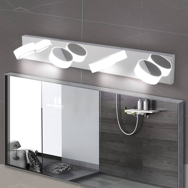 29" Modern 4-Light LED Vanity Light,Bathroom Wall Light Fixture for Mirror, Shower, and Bathroom Decor