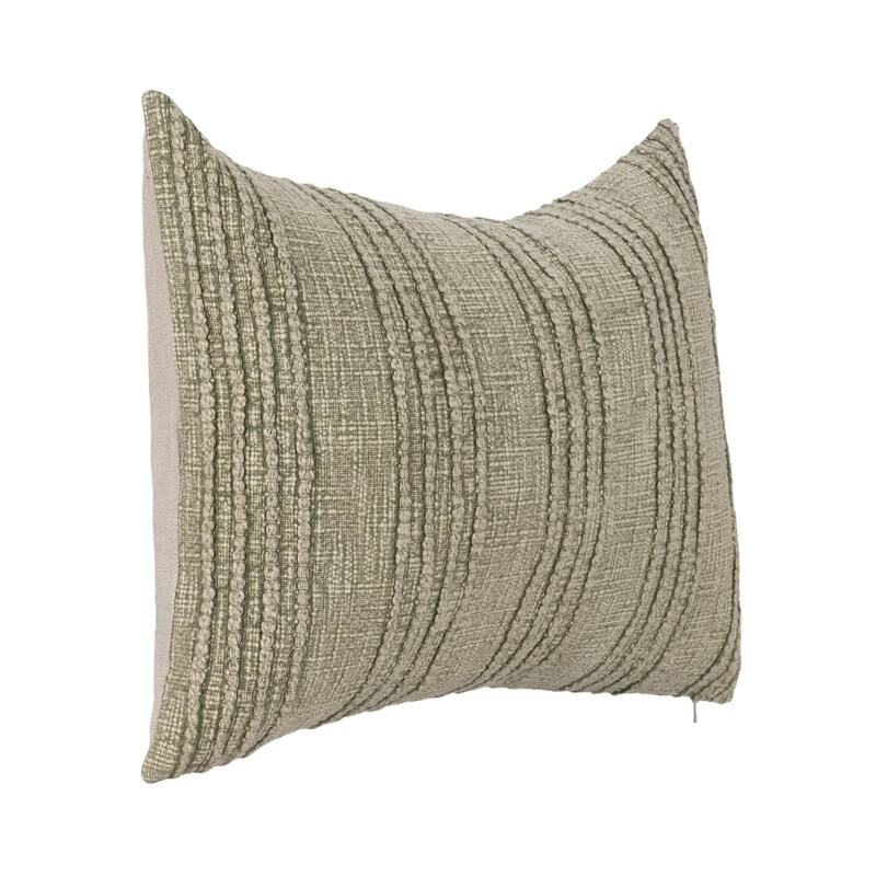 Villa by Classic Home Hannah 100% Cotton 22" Throw Pillow