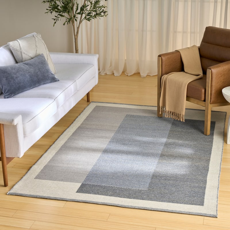 Nourison Copenhagen Flatwoven Wool Indoor only Geometric Area Rug