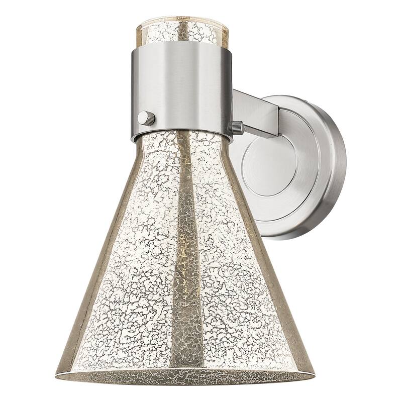 Innovations Lighting 464-1W-G464C-7ME Lawton Cone 9" Tall Bathroom