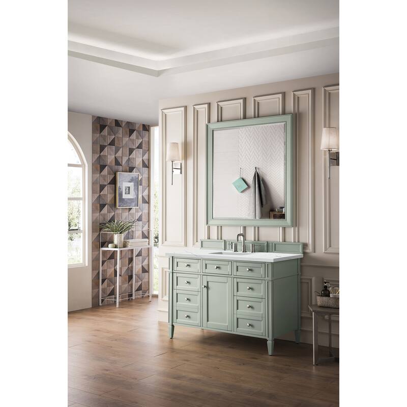 James Martin Vanities Brittany 48" Single Vanity, Sage Green