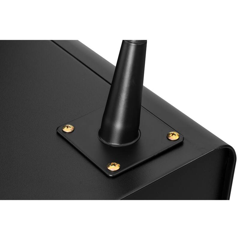 Modern Steel Nightstand Storage Cabinet with 3 Drawers for Living Room,Bedroom