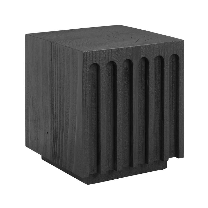 Art Leon Rectangular Tree-Trunk End Table