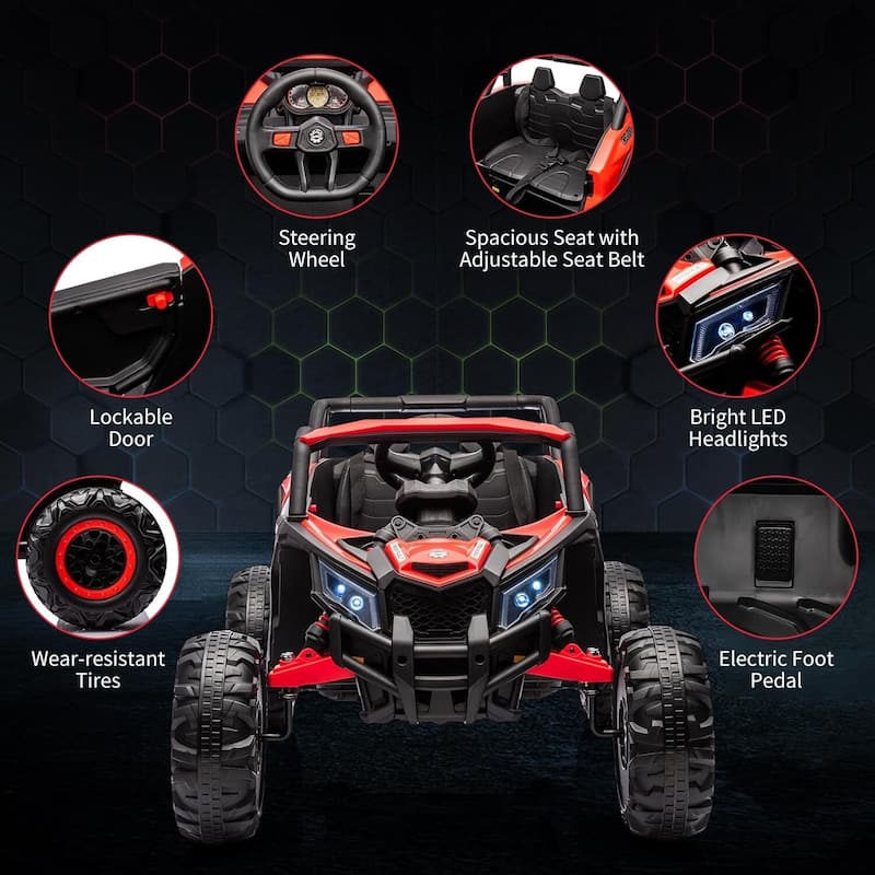 24V 2 Seater Ride on UTV Car for Big Kids