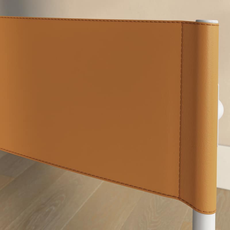 Wood Industrial Dining Chair Set of 2, White - 18.50" W x 23.47" D x 32.44" H