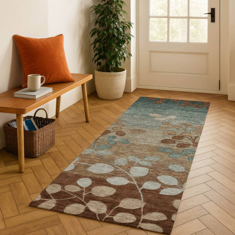 Premium Washable Super Soft Mayfield Rug - Mocha - 2'3" x 7'6"