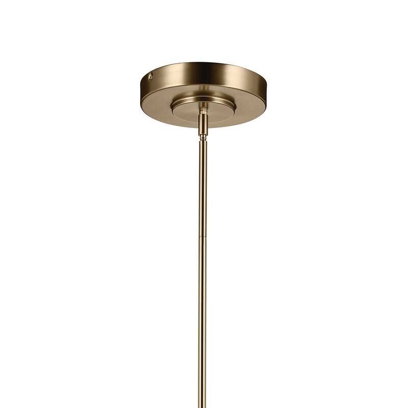 Riven 60.25 Inch LED 1 Light Linear Chandelier with Clear Fluted Glass in Champagne Bronze
