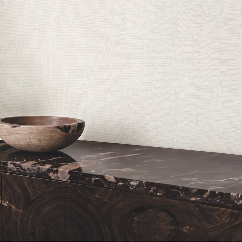 Warner Amir White Embossed Wallpaper
