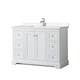 Option White / Carrara Cultured Marble Top / Polished