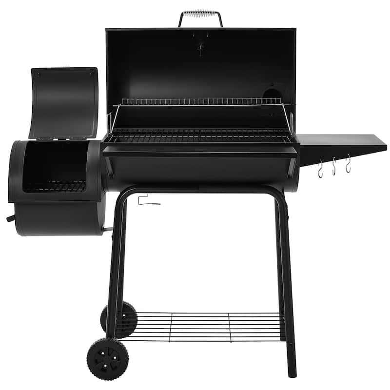 Royal Gourmet CC1830S Charcoal Grill with Offset Smoker,Black
