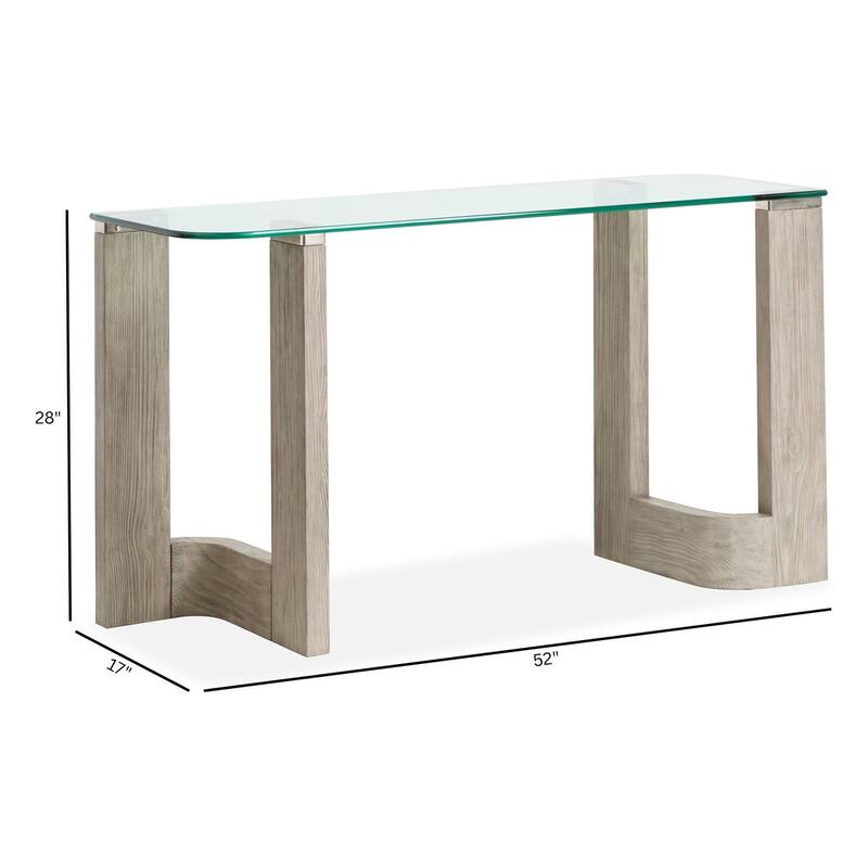 Magnussen Home Bartlett Smokey Pine Rectangular Sofa Table - 52''W x 17''D x 28''H