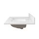 CRAFT + MAIN QZ31224R 31" Quartz Vanity Top with Backsplash and