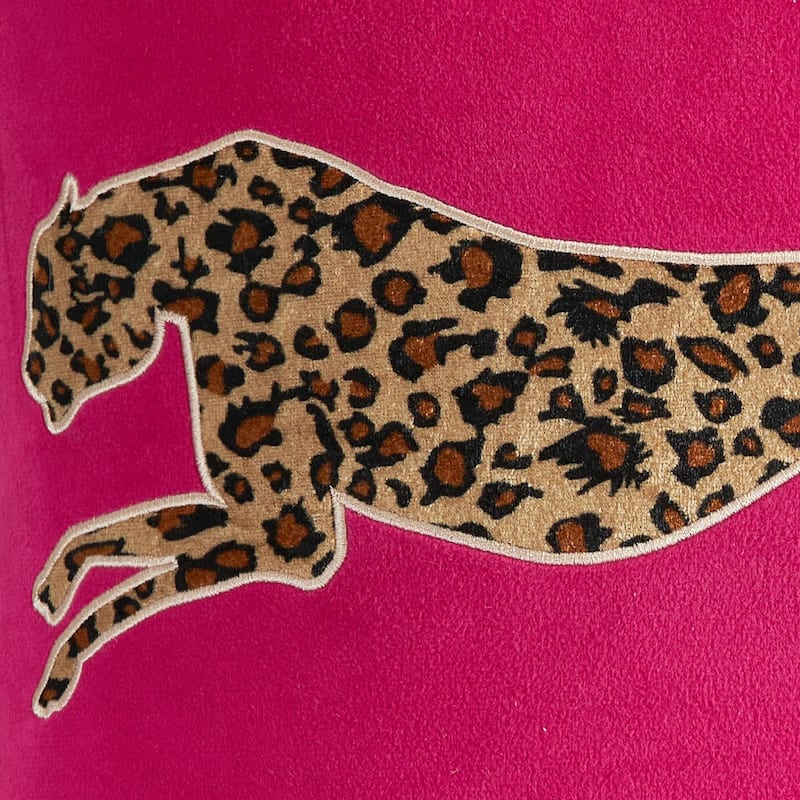 Juicy Couture Velvet Cheetah Pillow 14" x 24"