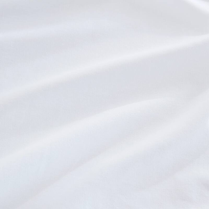 Martha Stewart Simple Scallop Cotton Duvet Cover Set