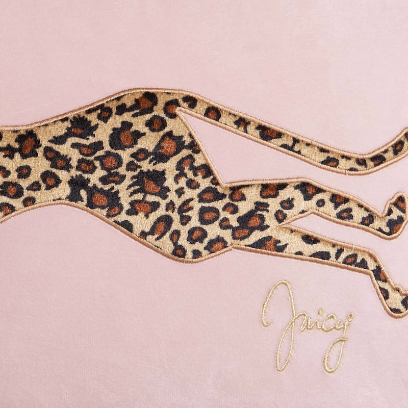 Juicy Couture Velvet Cheetah Pillow 14" x 24"