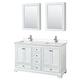 Option White / Carrara Cultured Marble Top / Polished