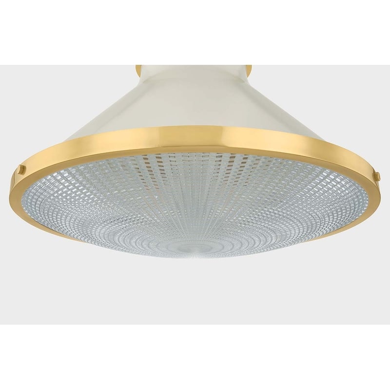 Hudson Valley Lighting MDS2403 Highclere 18" Wide Semi-Flush Ceiling