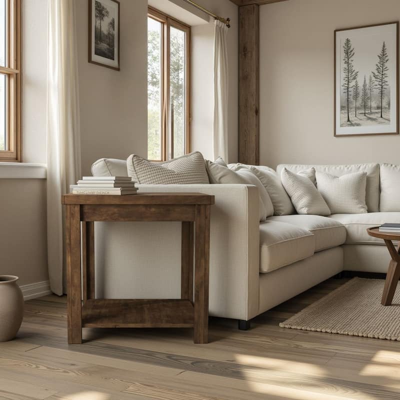 Bridgevine Home 24" Sausalito Side Table, No Assembly Required