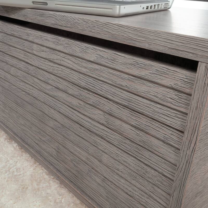 Wood Lift-Top Coffee Table with Concealed Storage, Brown - 31.18" L x 31.18" W x 17.24" H