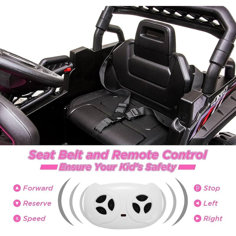 12V Ride On UTV, Kid Electric Powered Wheel Vehicle for Kids Gift