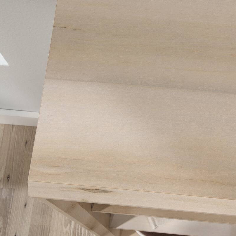 Wood Bookcase with Cubbyholes, Brown - 53.15" W x 14.37" D x 45.28" H